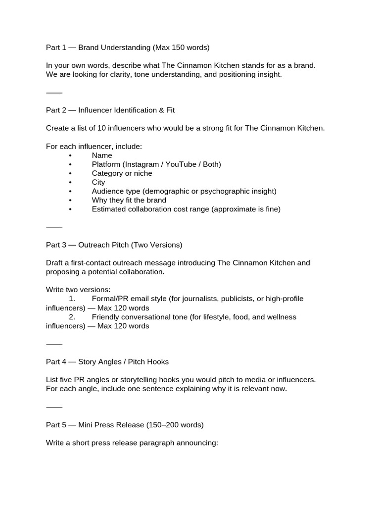 PR Assignment | PDF