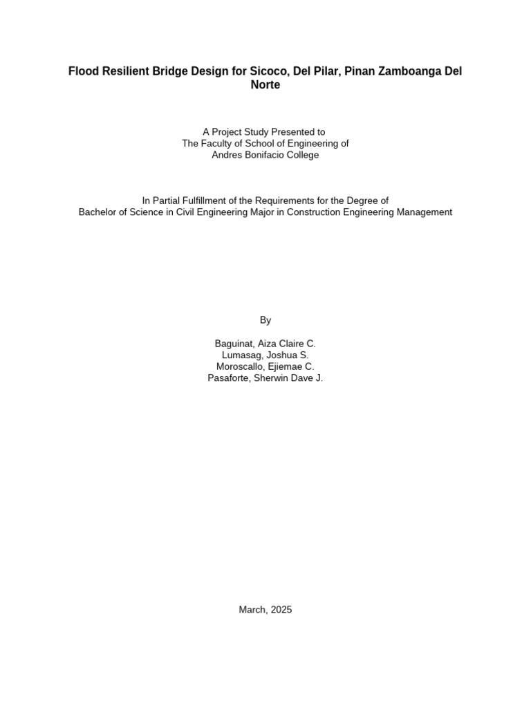 Flood Resilient Bridge Design Study | PDF | Climate Resilience | Flood