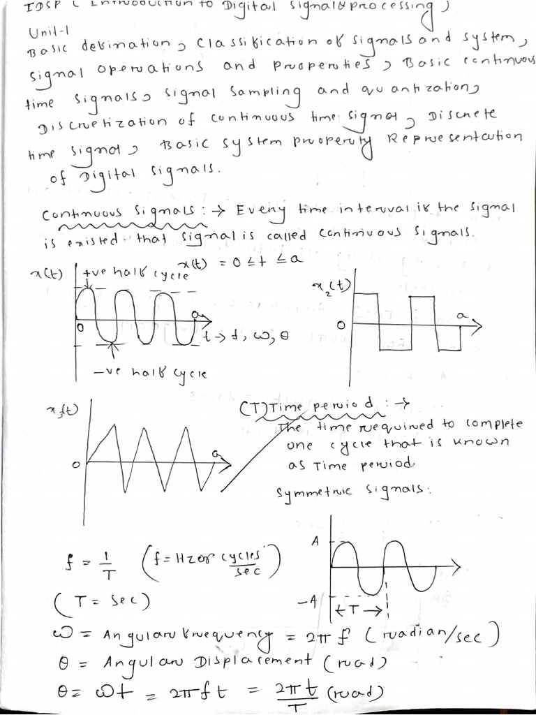 Idsp Notes 2 | PDF