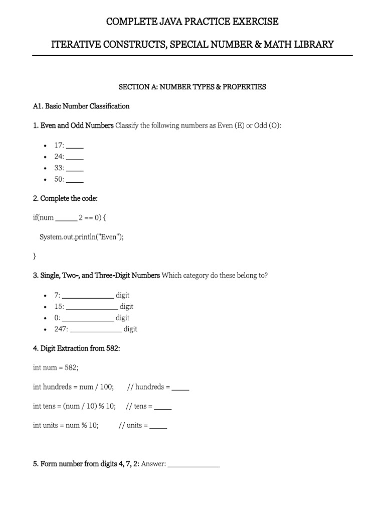WB - Loop & Math (Numbers) | PDF