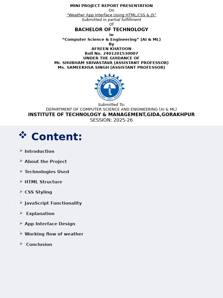 Weather App Interface Presentation (1)-1 | PDF | Html | Websites