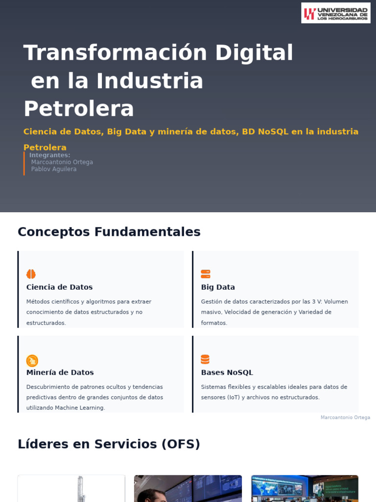 Transformación Digital en Oil & Gas | PDF | Big Data | Internet de las ...