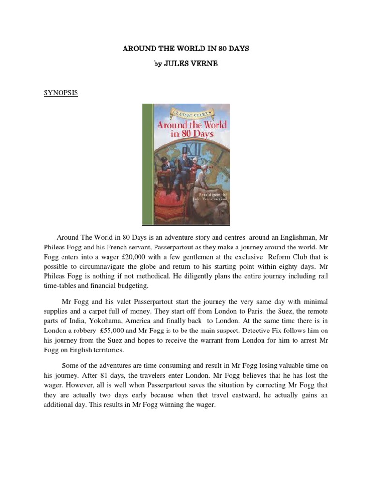Summary of Around the World in 80 Days | PDF | Around The World In Eighty Days | Leisure