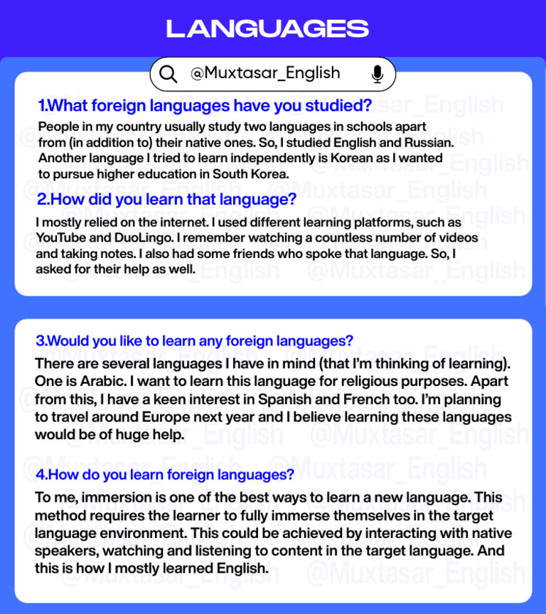 Learning Foreign Languages Strategies | PDF