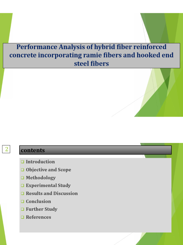 Hybrid Fiber Reinforced Concrete Study | PDF | Concrete | Cement