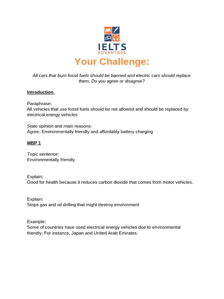 Lesson One 5 Day Challenge 1 | PDF