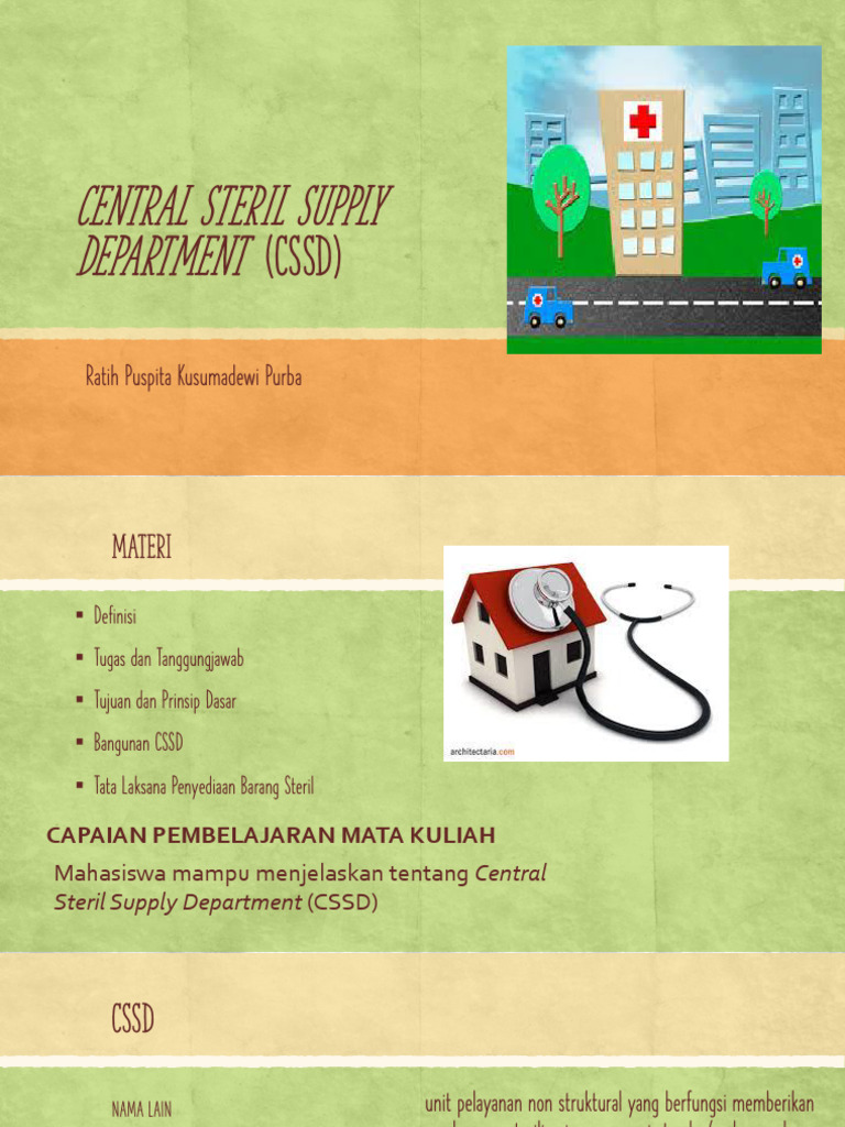 Panduan Lengkap CSSD di Rumah Sakit | PDF
