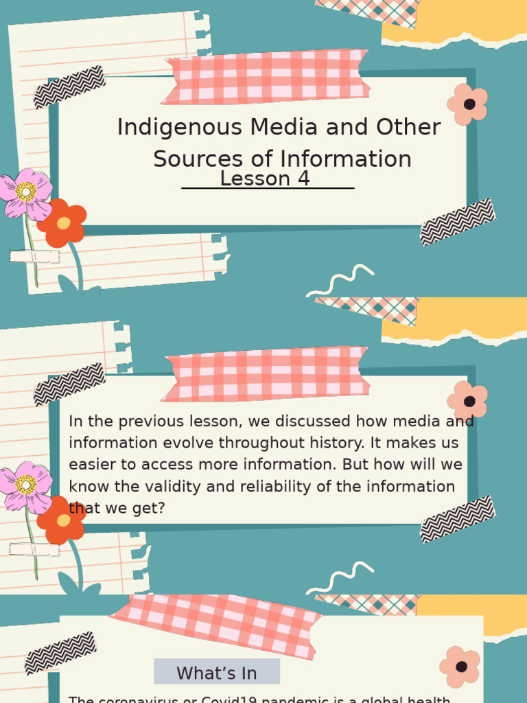 Indigenous Media and Information Sources | PDF | Information | Libraries
