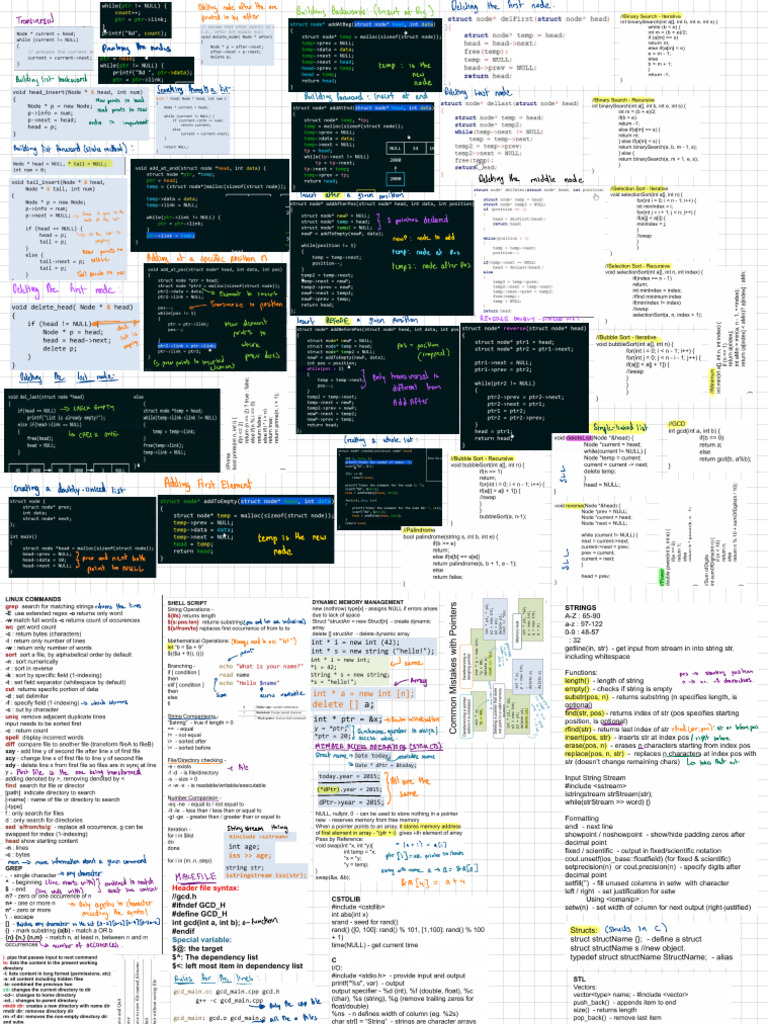 Linked List Operations Guide | PDF | Programming Paradigms | Software ...