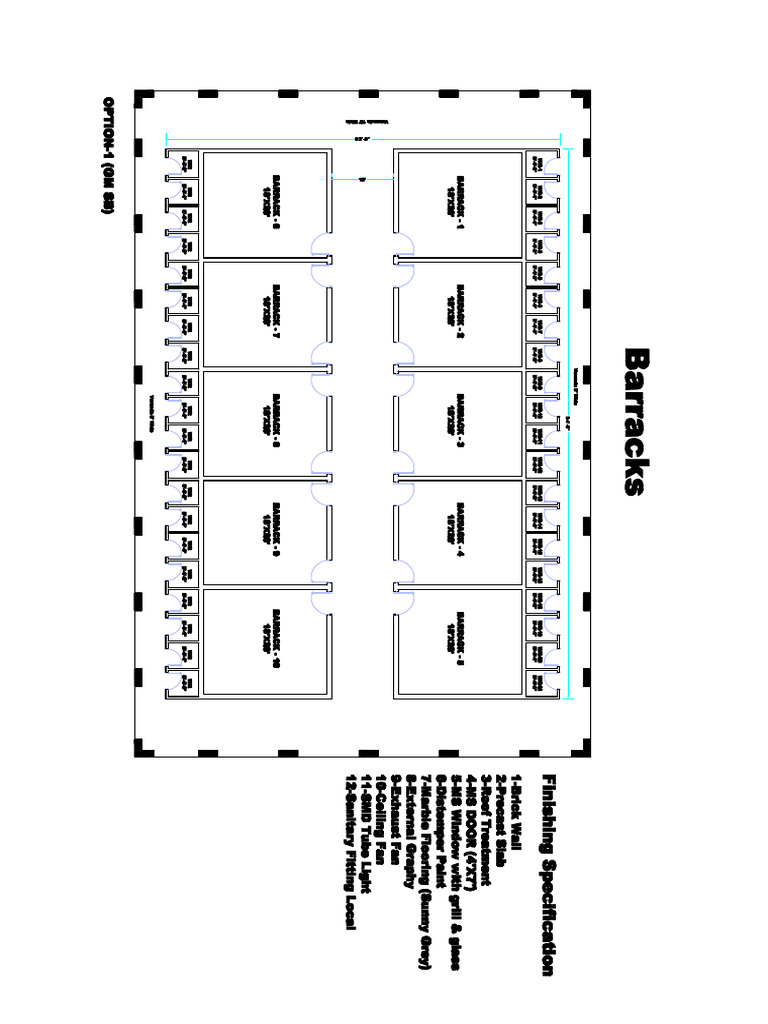 Barracks Model - PDF 01 | PDF