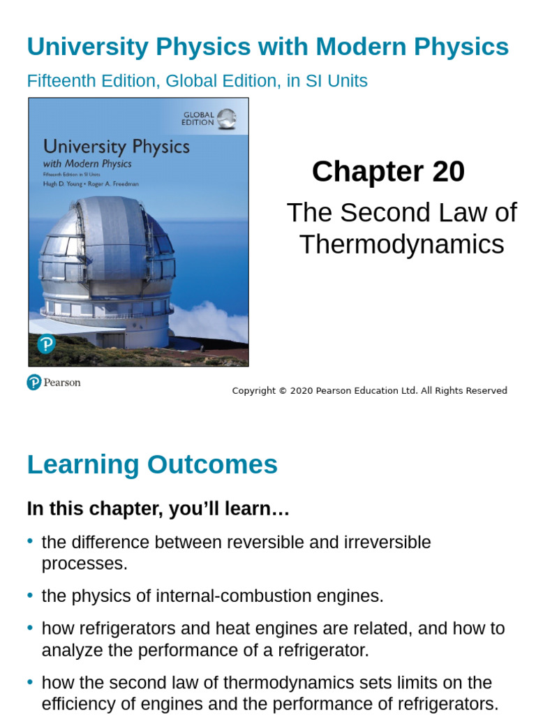 CH-20 | PDF | Heat | Second Law Of Thermodynamics
