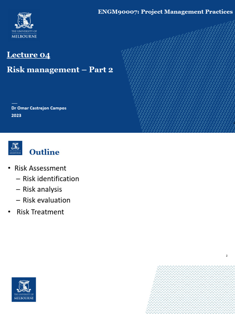 PMP - Risk Management Part 2 | PDF | Risk | Risk Assessment