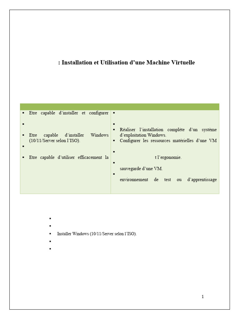 Installation d'une VM Windows sous VMware | PDF | Machine virtuelle ...