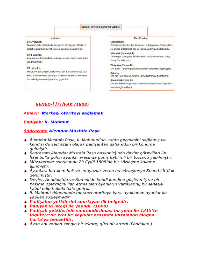 Osmanli Demokrati̇kleşme Hareketleri̇ | PDF