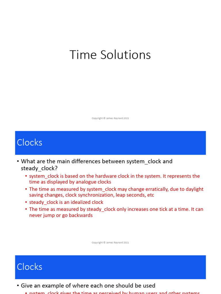 10.2 Time Solutions | PDF