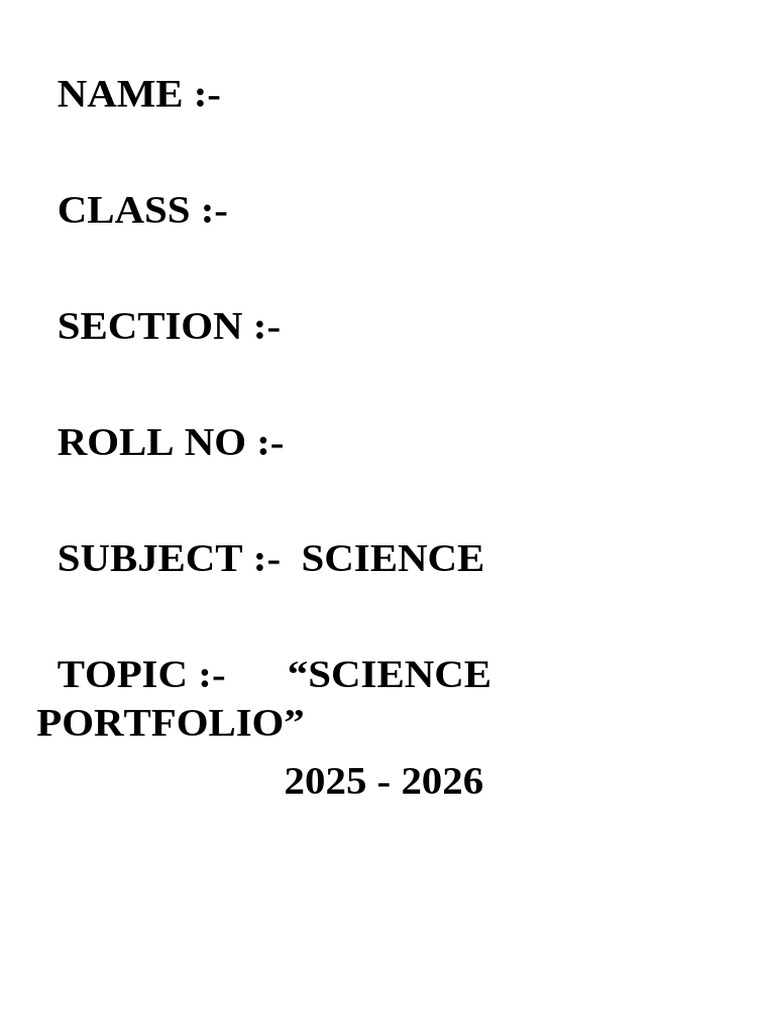 Science Cover Page | PDF