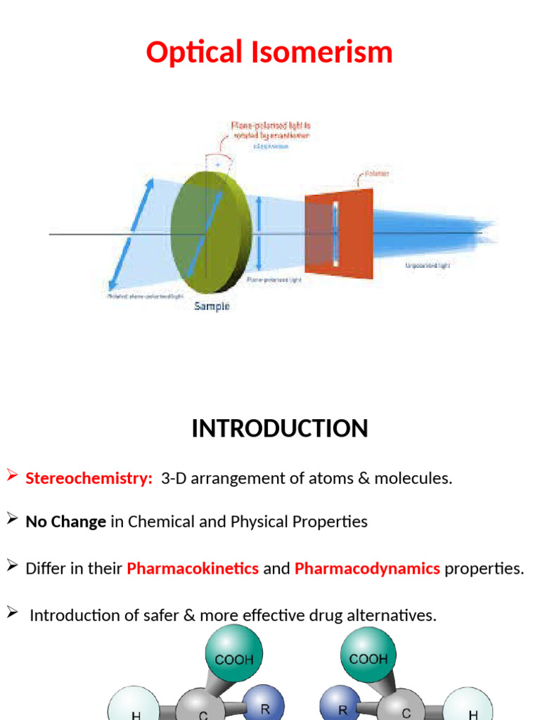 Understanding Optical Isomerism | PDF | Chirality (Chemistry ...