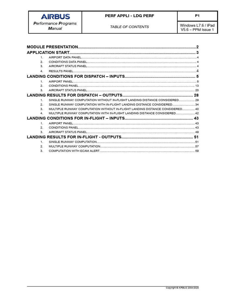 Airbus Landing Performance Manual | PDF | Runway | Aerospace