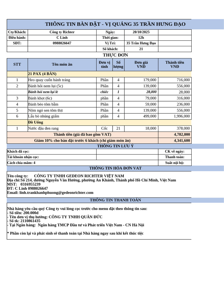Menu Sample | PDF