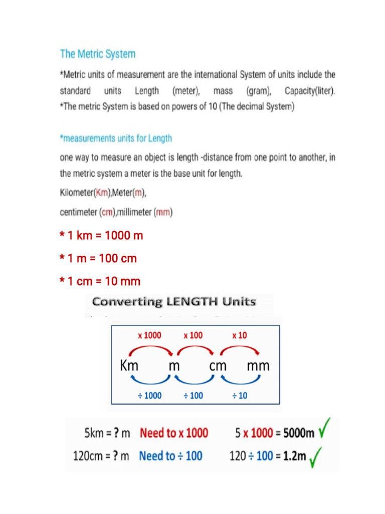 Unit Conversion Guide and Examples | PDF