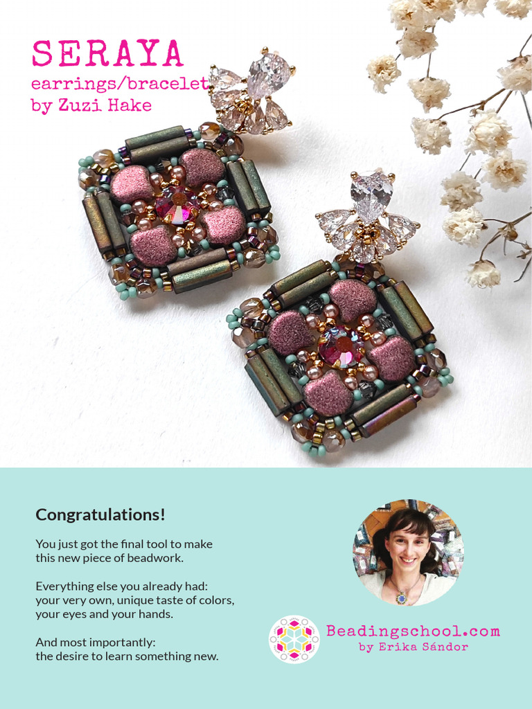 Seraya TUTORIAL Small 01 | PDF | Beadwork | Jewellery