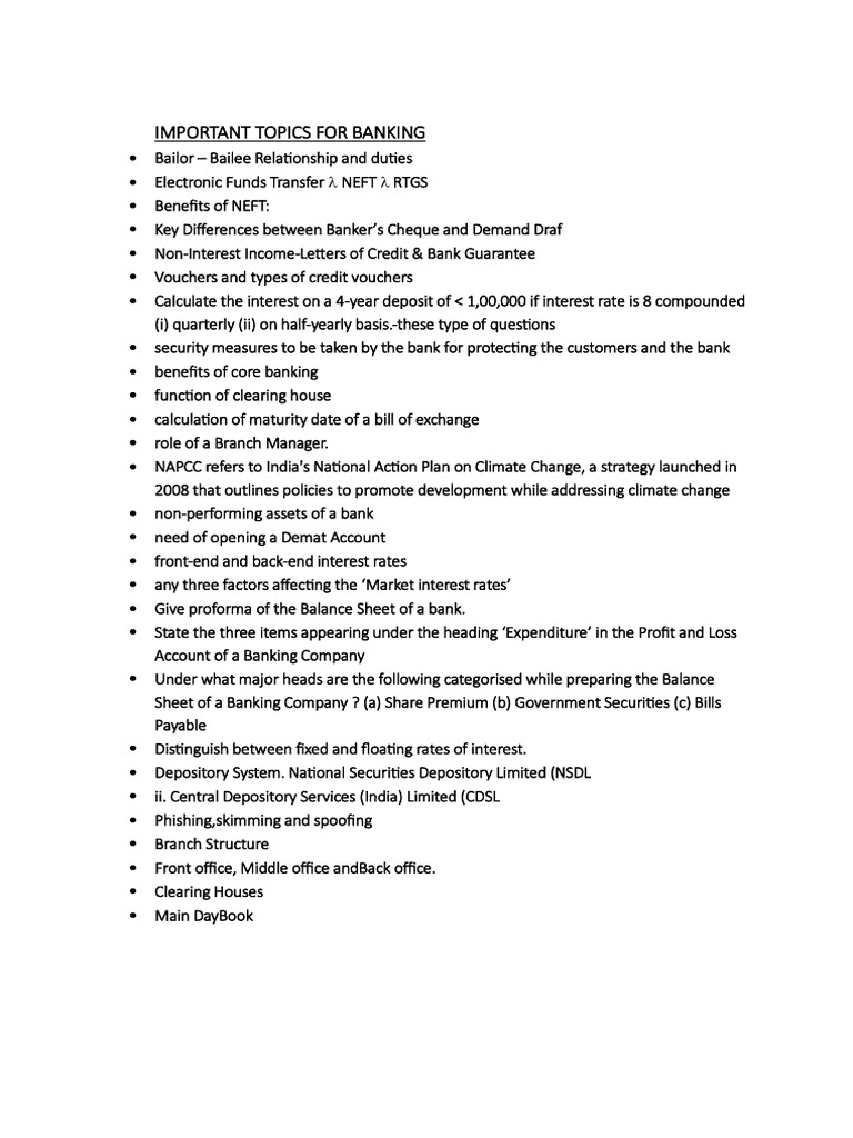 Banking | PDF