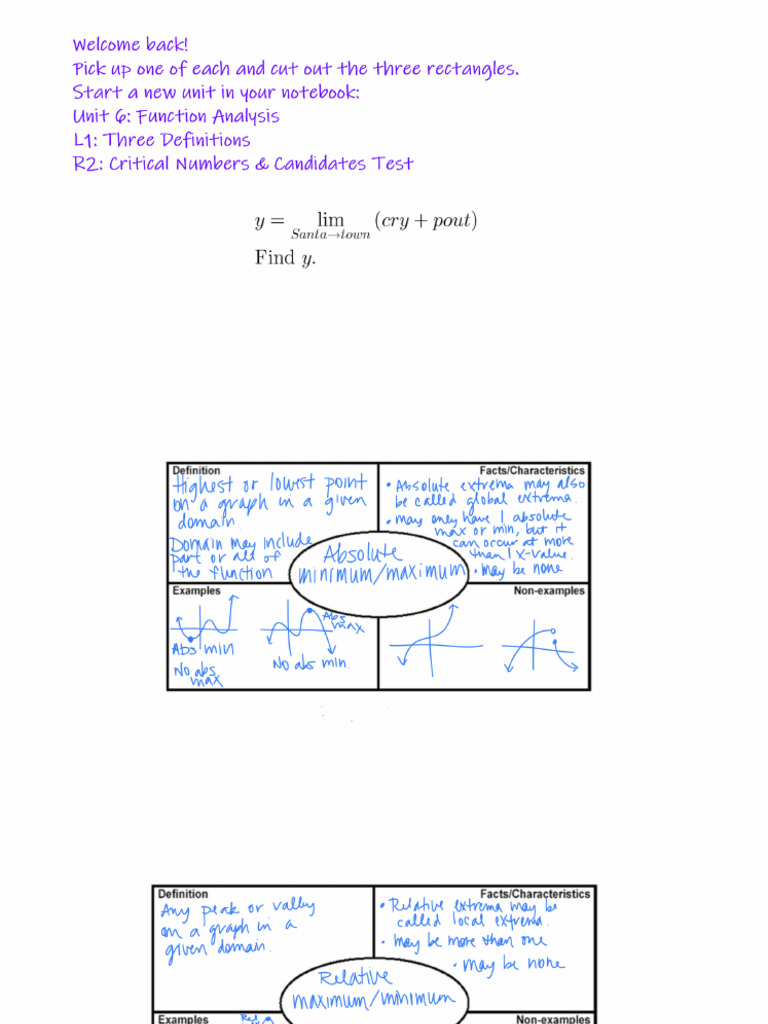 A+Critical+Numbers+%26+Candidates+Test+Completed+Notes | PDF