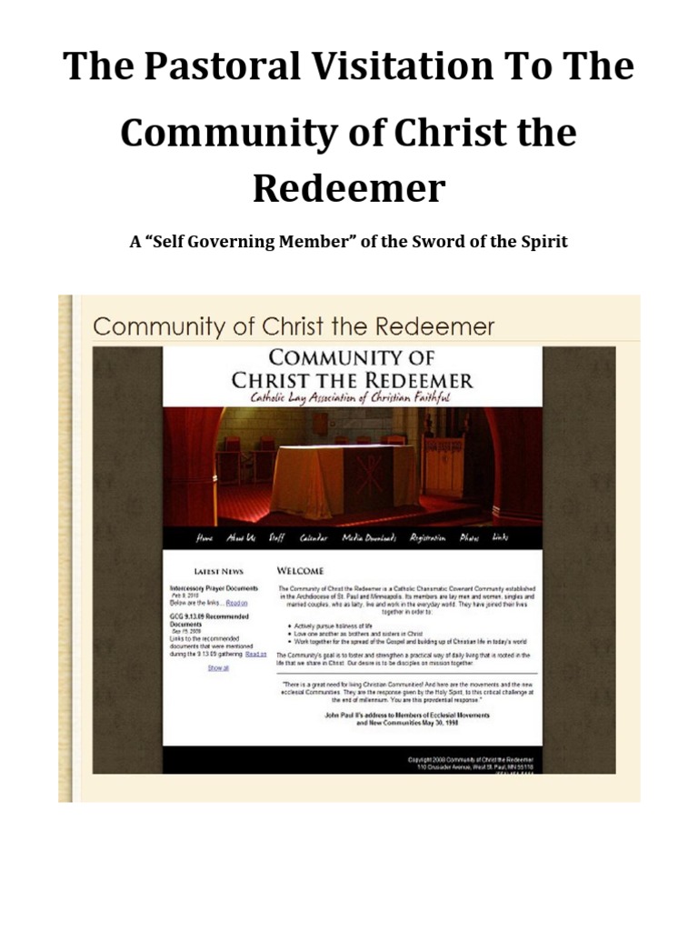 DOC) Gaudium et Spes: The Church as a Community of Holy People and Yet in  Need of Mercy