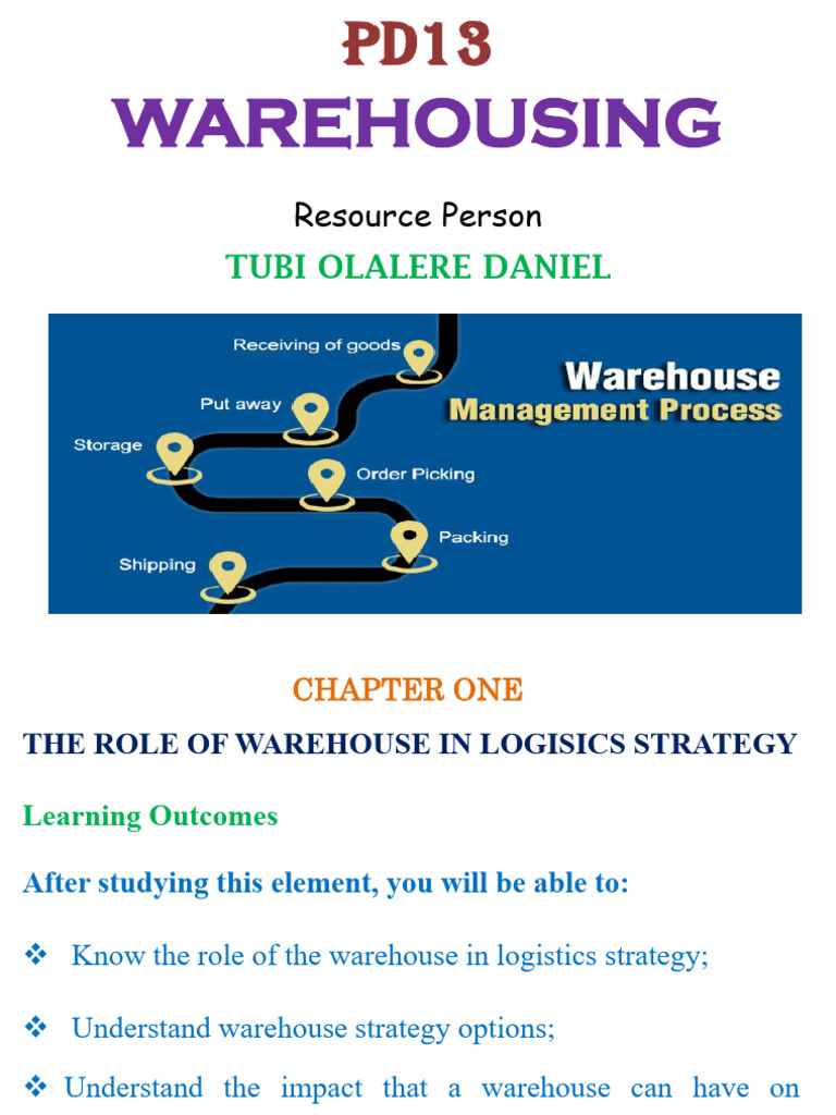 Role of Warehousing in Logistics Strategy | PDF | Warehouse | Logistics
