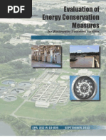 Evaluation of Energy Conservation Measures For Wastewater Treatment Facilities - USEPA