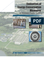 Evaluation of Energy Conservation Measures For Wastewater Treatment Facilities - USEPA