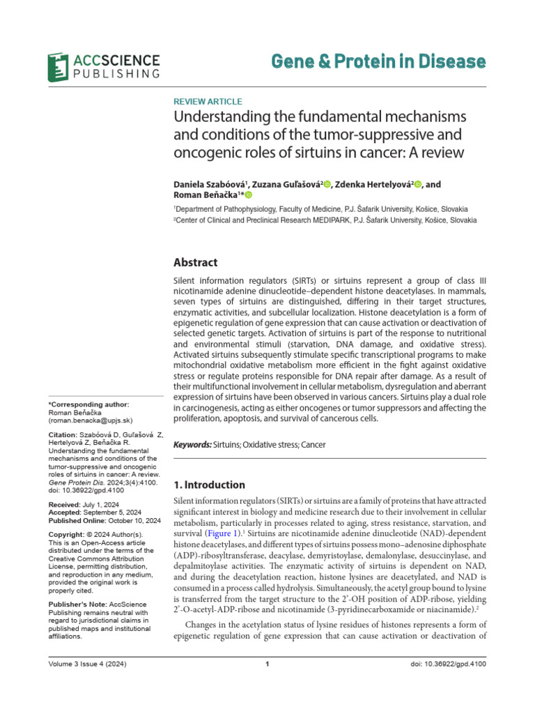 Understanding The Fundamental Mechanisms and Conditions of The Tumor ...