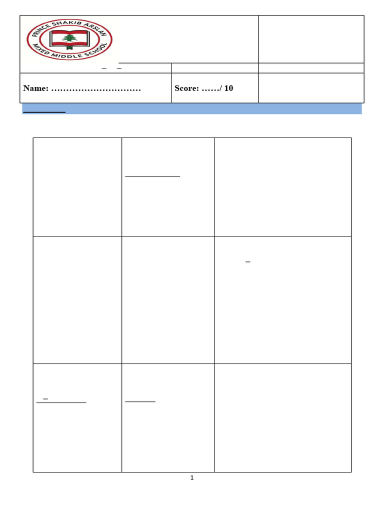 Grade 4 Math Test Exercises | PDF