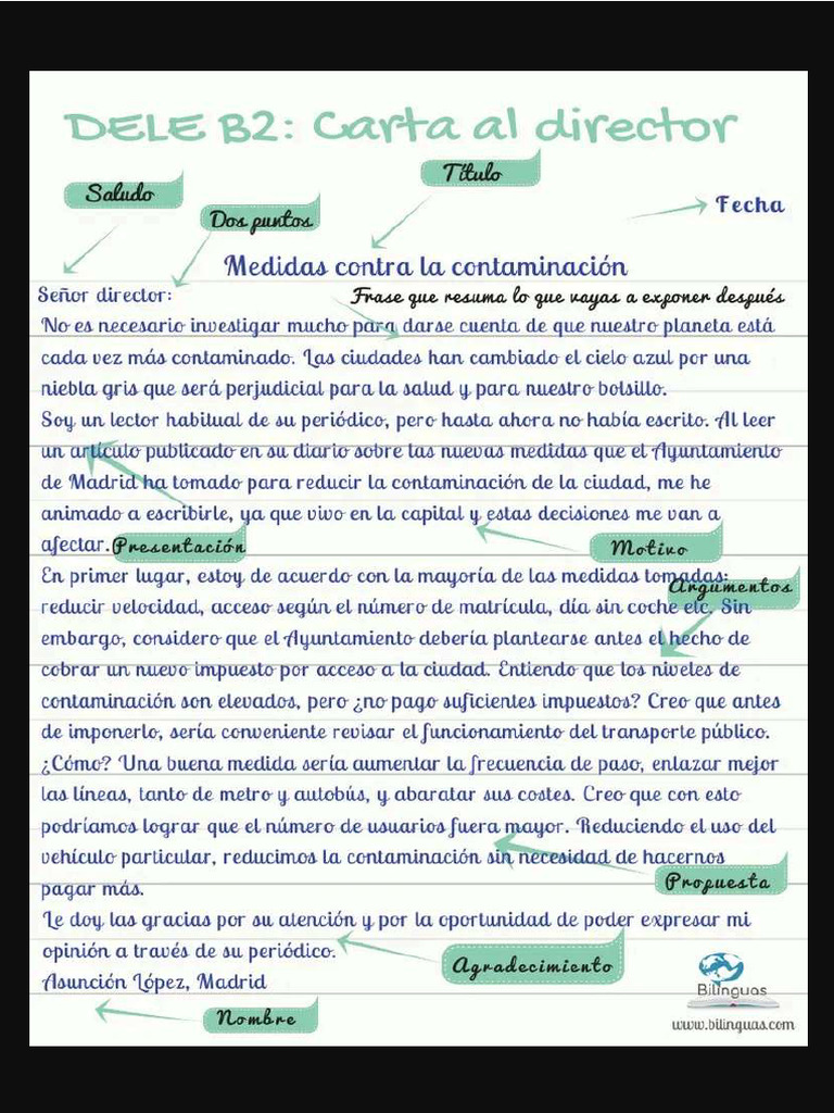 Ejemplo de Texto B2. MUY BUENO. | PDF