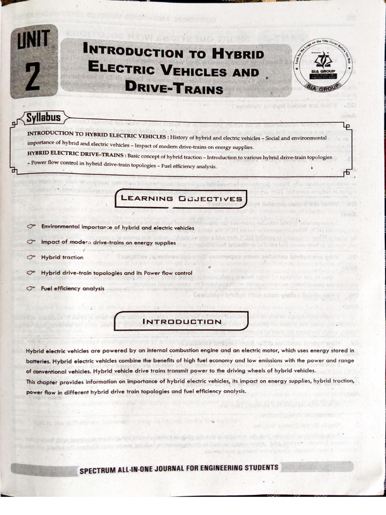 Hybrid Electric Vehicles Overview | PDF | Hybrid Vehicle | Electric Vehicle