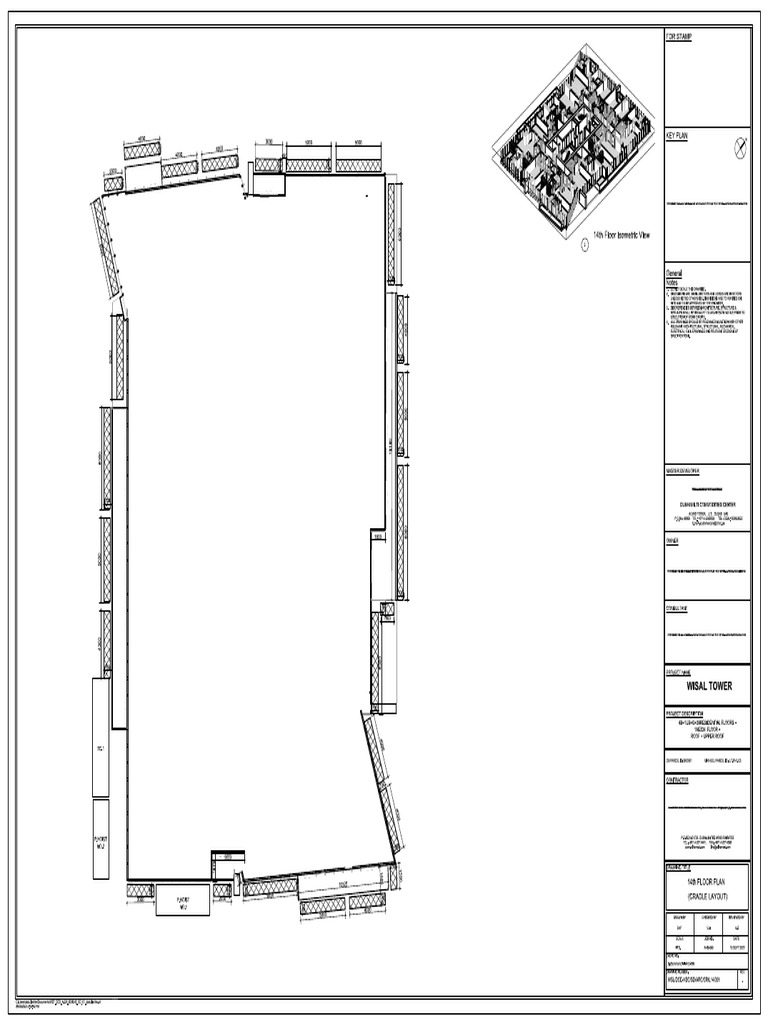 14 TH Floor - Cradle Layout | PDF