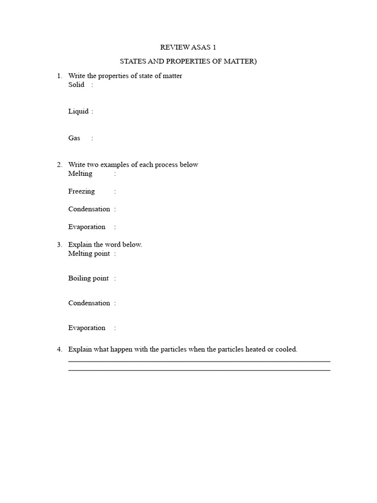 Review Asas 1 | PDF