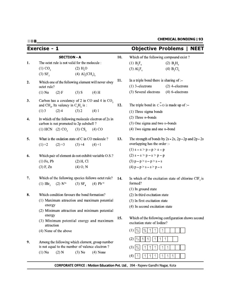 Chemical Bonding Module | PDF