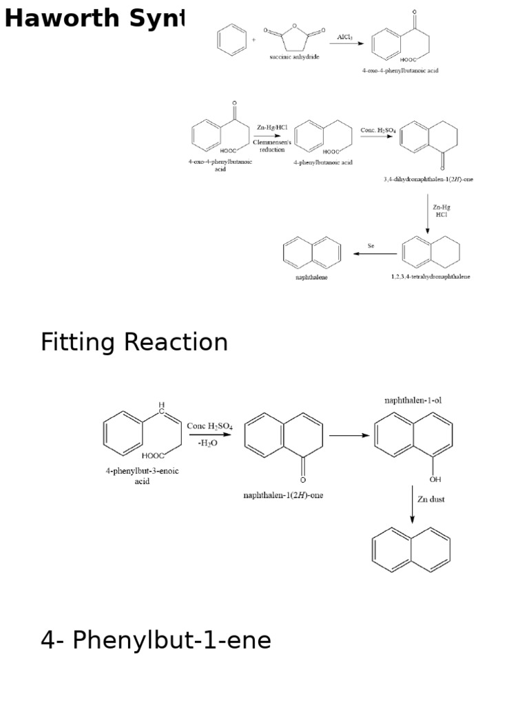 Napthalene Synthesis | PDF