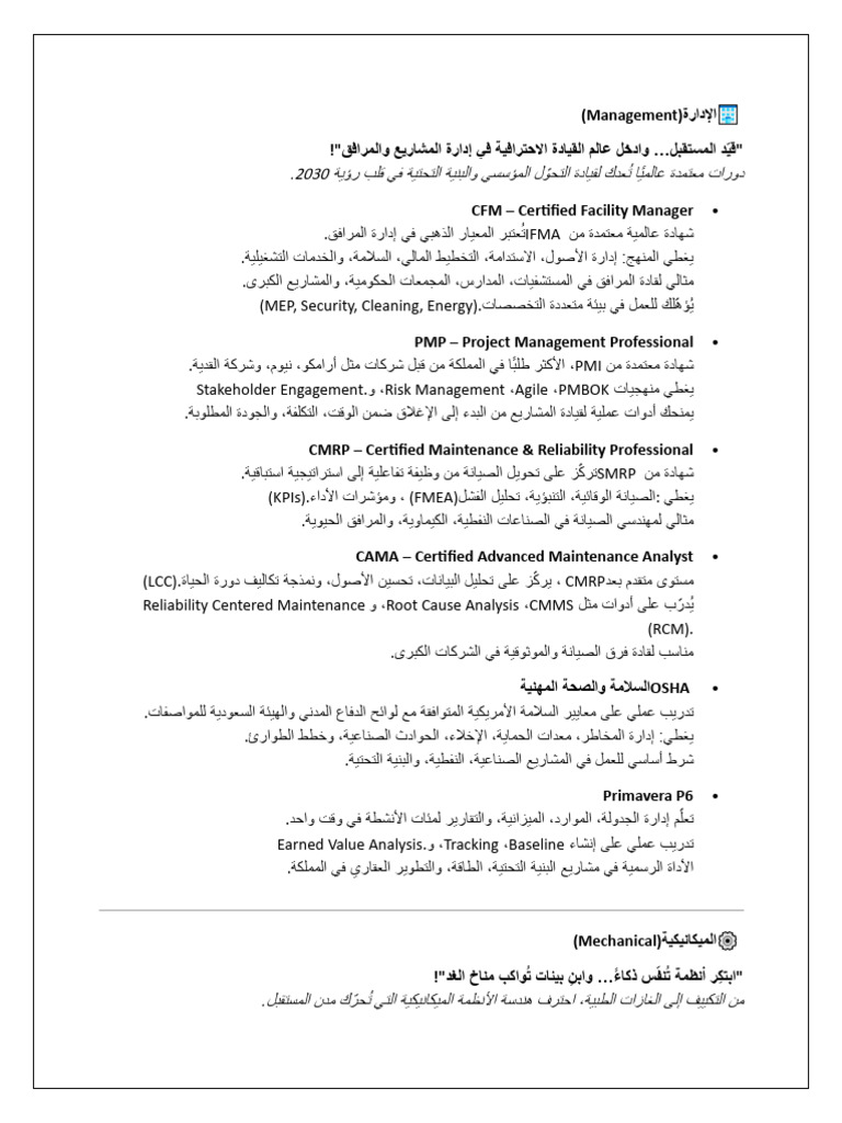 Courses Descreption | PDF