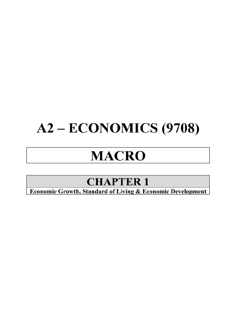 Macro CH 1 | PDF