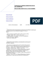 Catalogo Diciembre 08 Biblioteca Perito Francisco P. Moreno - Administracion de Parques Nacionales - Argentina