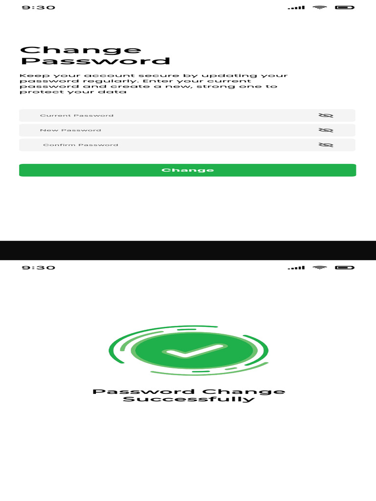 Secure Your Account: Change Password | PDF