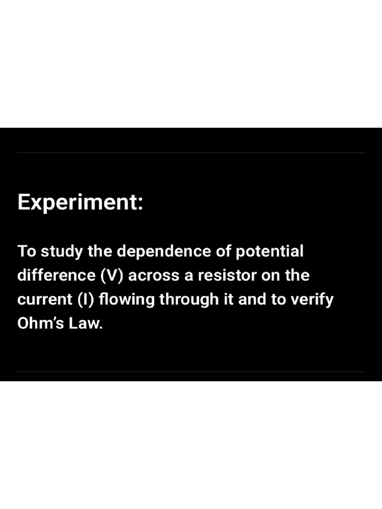 Experiment 01 | PDF