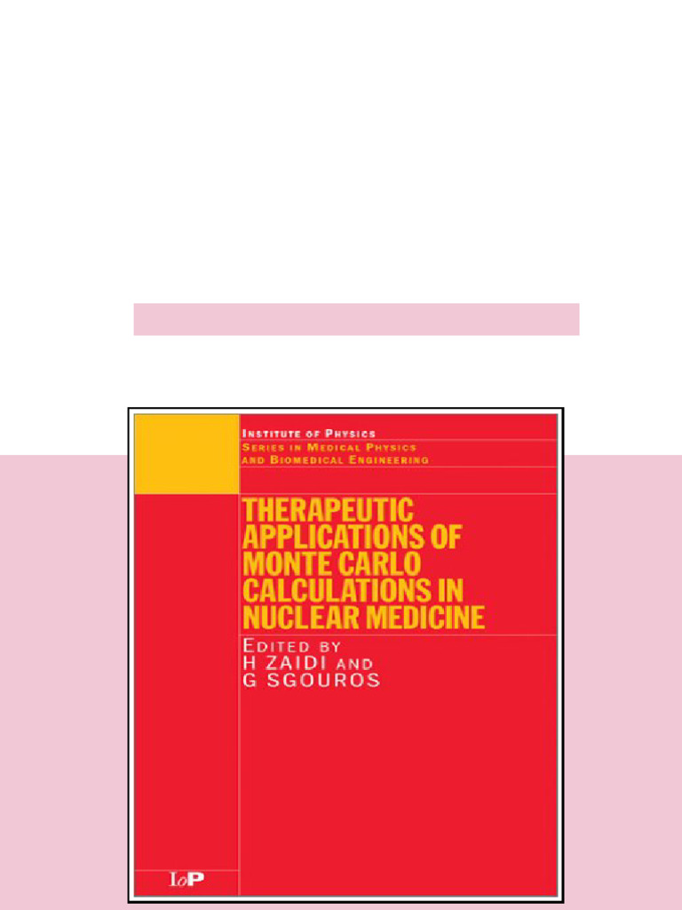 (Ebook) Therapeutic Applications of Monte Carlo Calculations in Nuclear ...