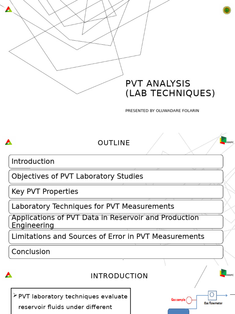 PVT Laboratory Techniques Overview | PDF | Petroleum Reservoir | Gases
