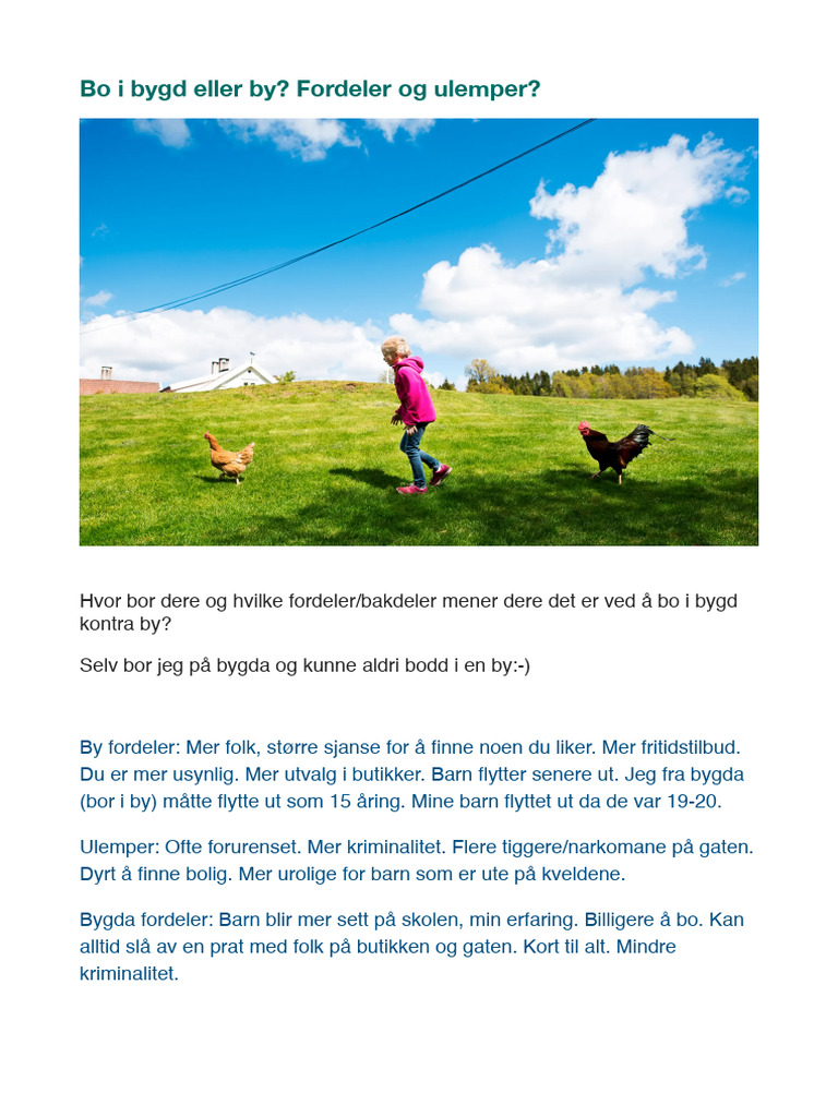 Bygd Eller by | PDF