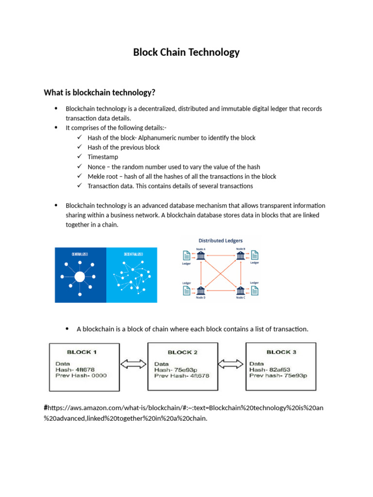 UNIT 1 Block Chain Technology | PDF | Bitcoin | Cryptocurrency