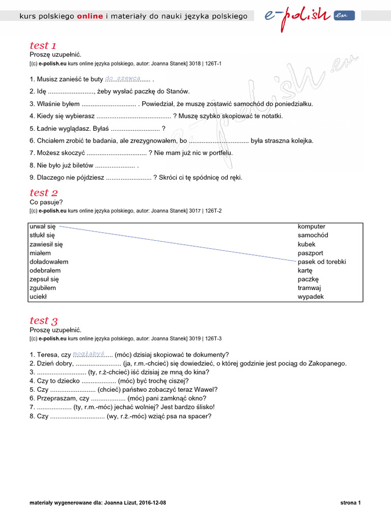 Test 26 | PDF