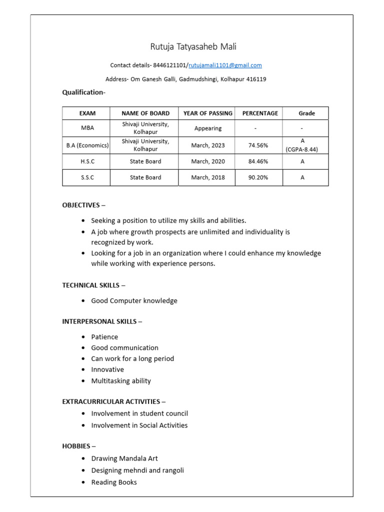 Rutuja Mali | PDF